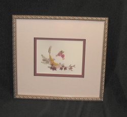 Marriage, double-matted, shadow box, silver finish wooden frame