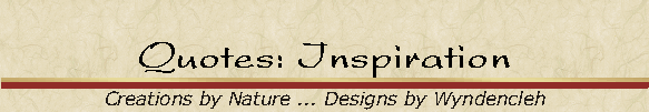 Quotes: Inspiration